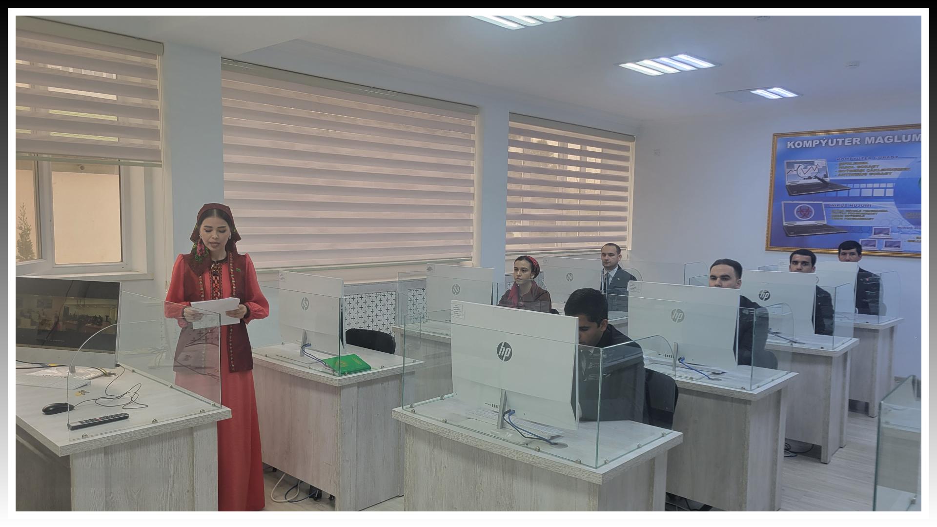 Türkmen döwlet binagärlik-gurluşyk institutynyň Demokratik partiýasynyň gurnamagynda “Watanymyzyň Garaşsyzlygynyň ýylýazgysynyň altyn sahypalary” atly online gepleşik geçirildi