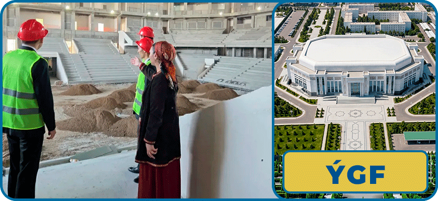 Ýol gurluşygy fakultetiniň talyplary önümçilik tejribesini özleşdirýärler