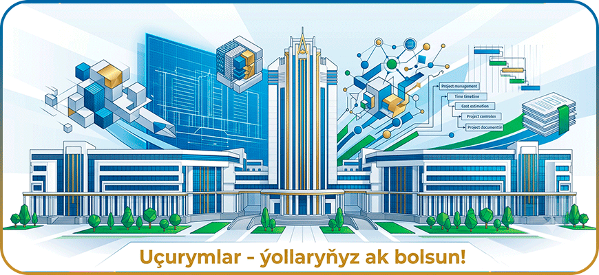 TÜRKMEN DÖWLET BINAGÄRLIK-GURLUŞYK INSTITUTYNYŇ UÇURYMLARY