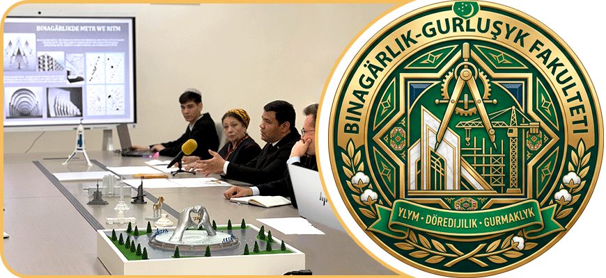 Binagärlik we dizaýn: Nazaryýetden tejribä atly bilim hyzmatdaşlyk duşuşygy.